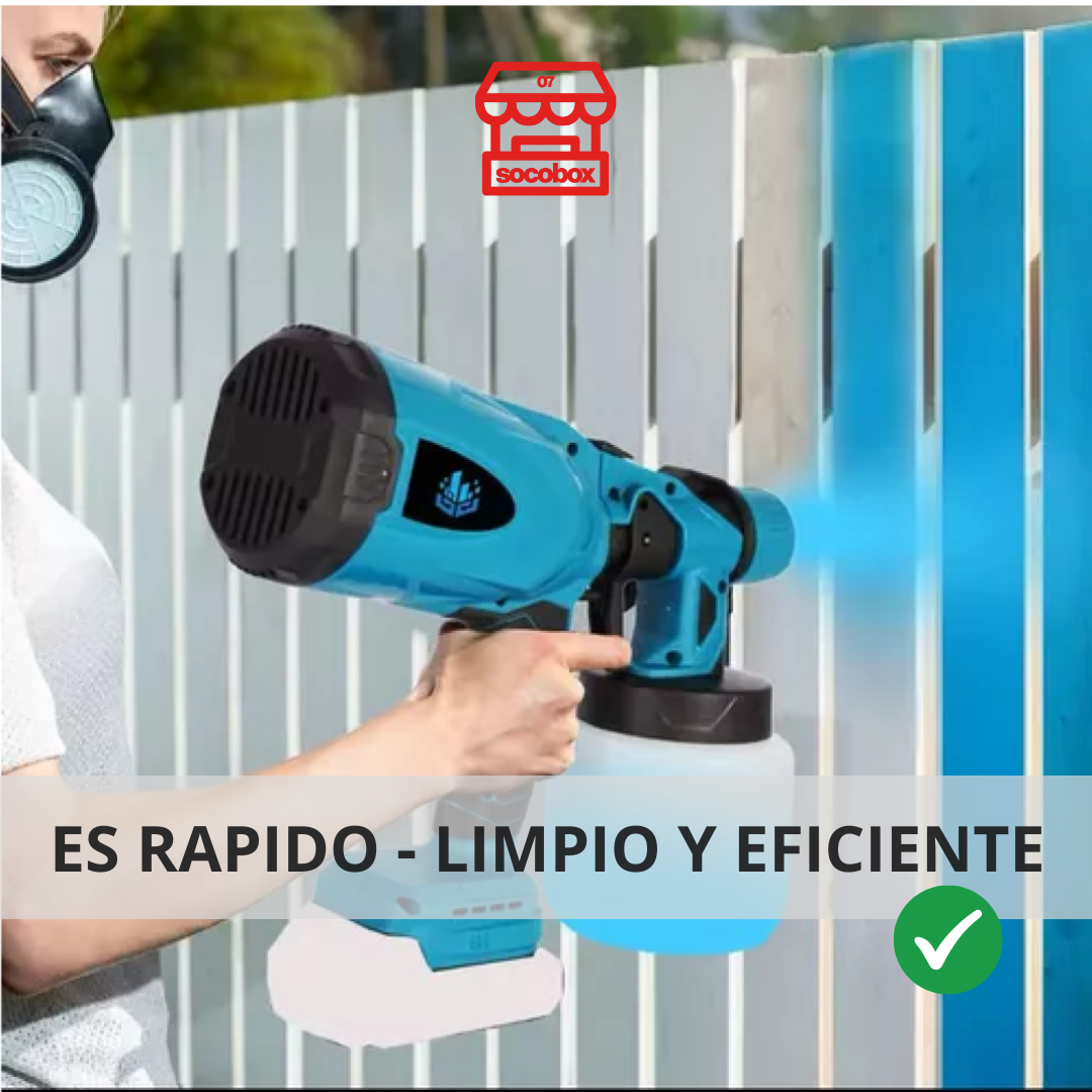 Pistola pintura inalámbrica