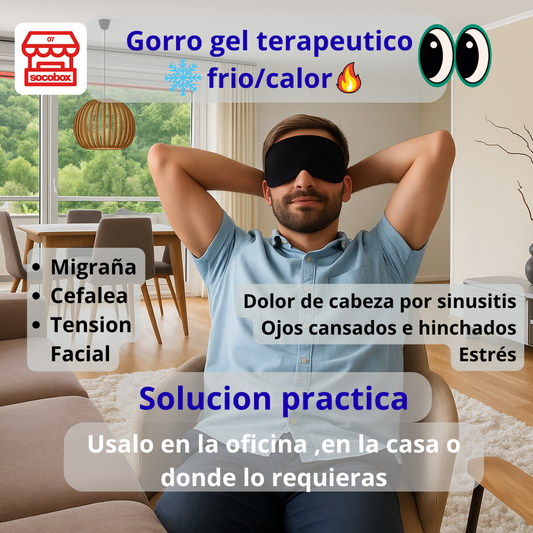 GORRO ANTI MIGRAÑA FRIO/CALOR