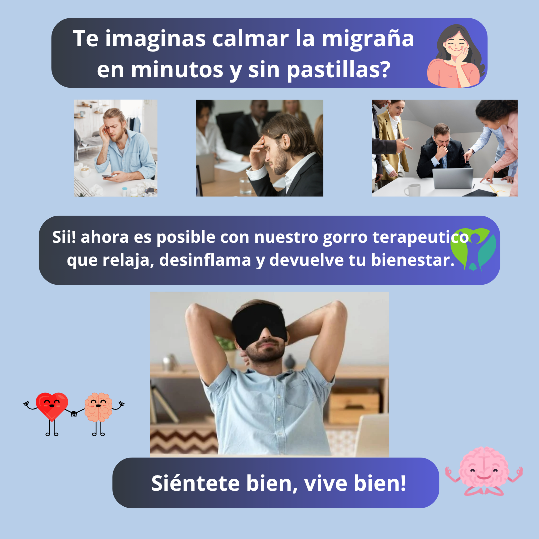 GORRO ANTI MIGRAÑA FRIO/CALOR